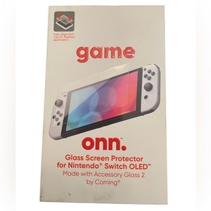 Game onn glass screen protector for Nintendo switch OLED